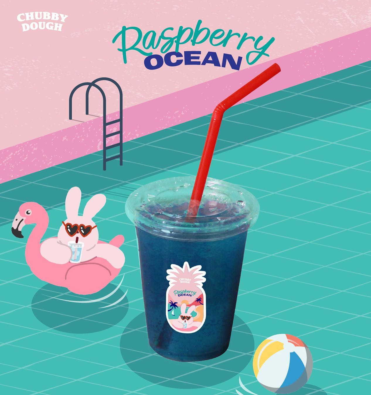 Chubby - Raspberry Ocean น้ำรสชาติใหม่รับ Summerนี้ 📍MEGA Bangna : 1st ...