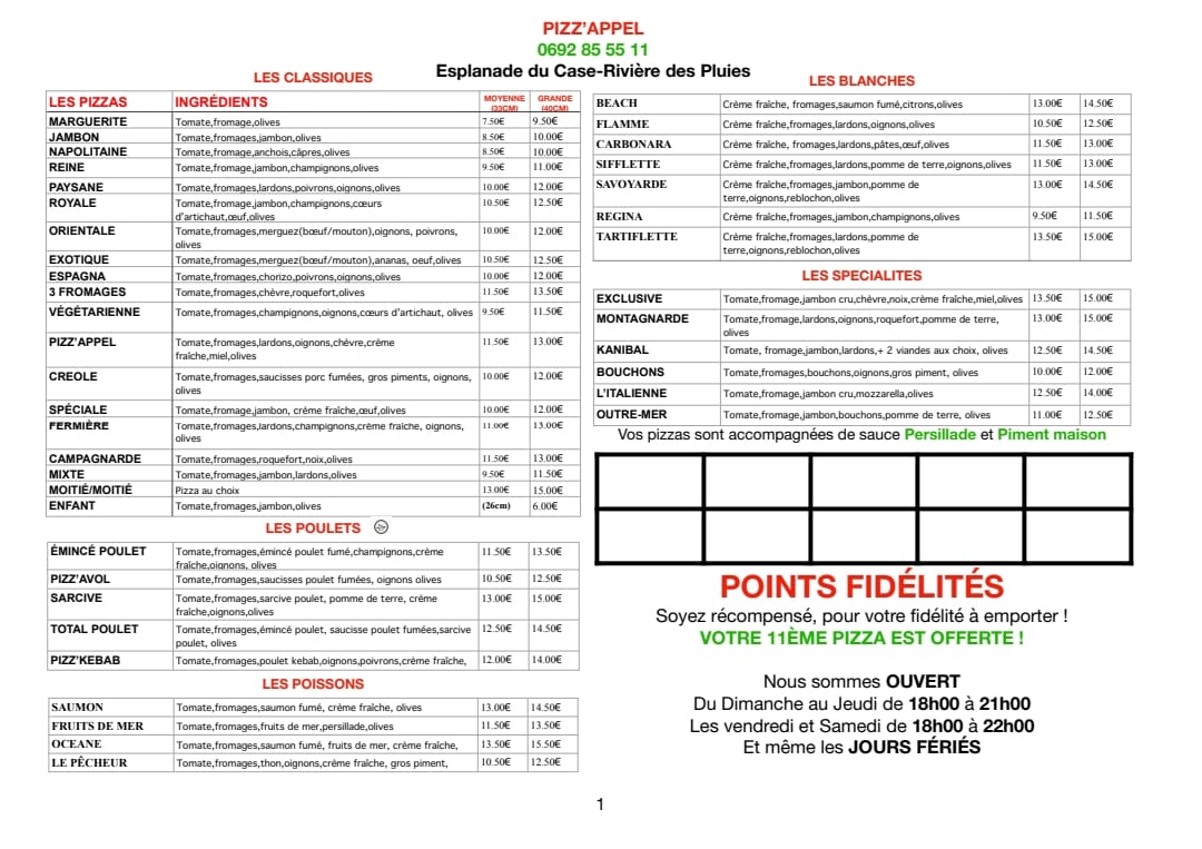 Pizz Appel Sainte Foy La Grande