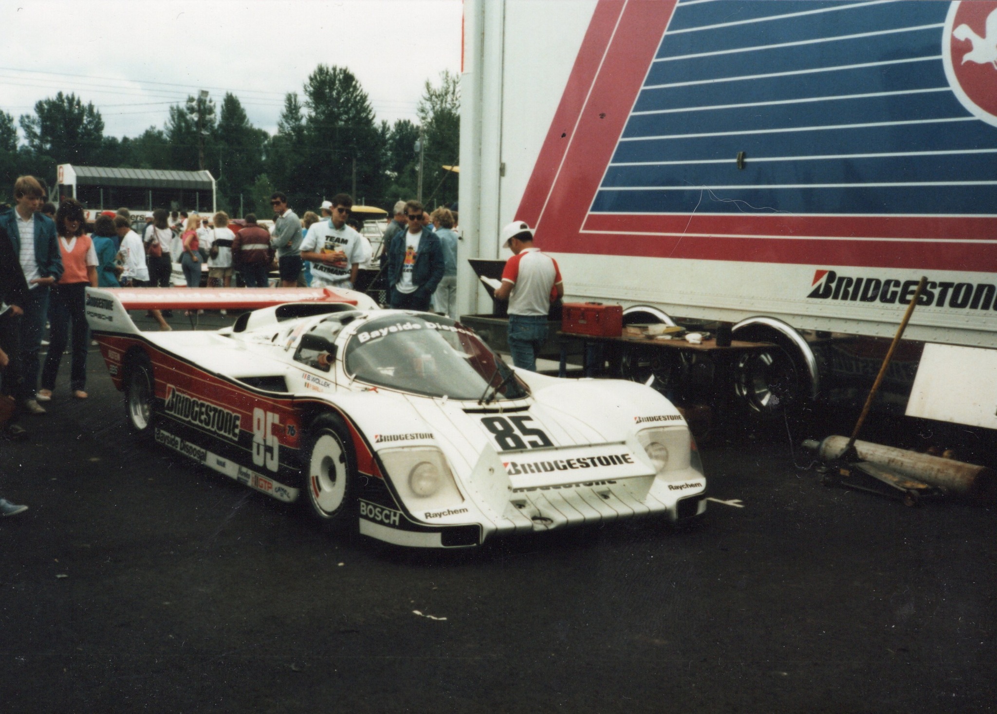 Bruce Levin's Porsche 962 at 1986 Portland 300k