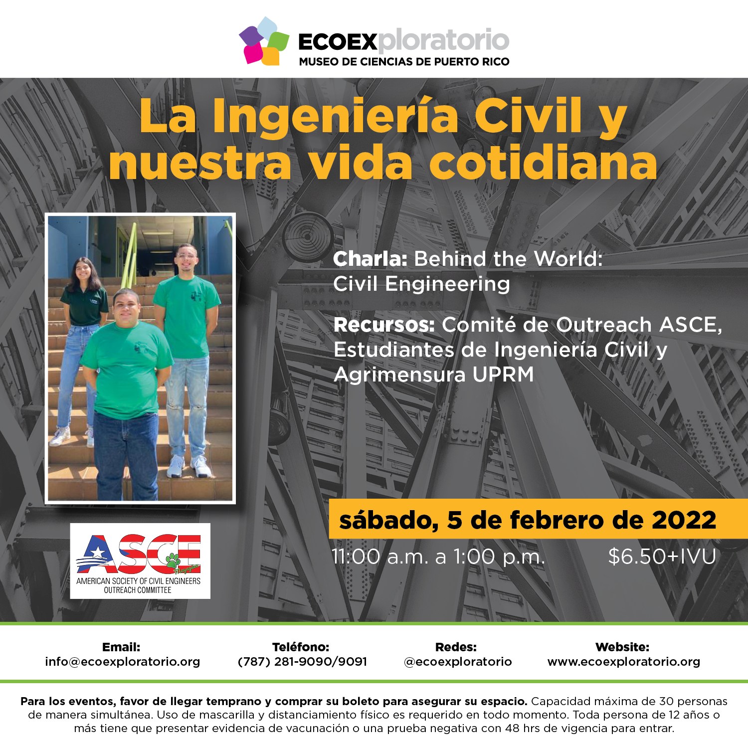 ¡Participa y conoce más de la... - Outreach ASCE UPRM | Facebook