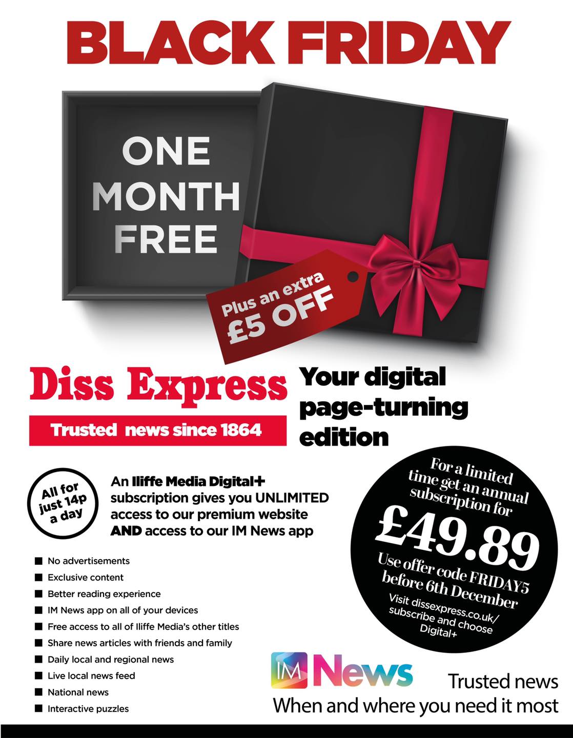 Diss Express - Get your first month free PLUS an extra £5... | Facebook