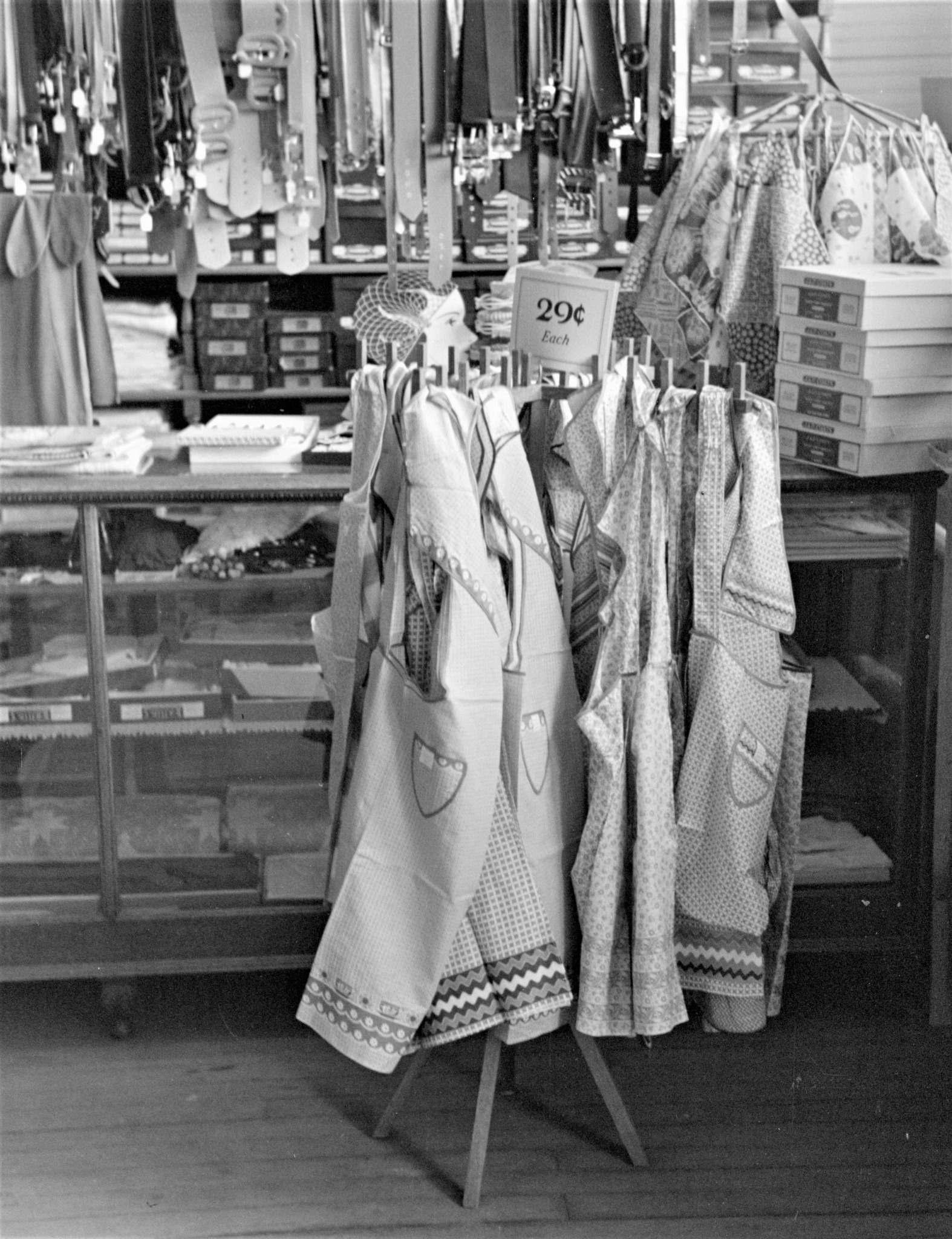 I found these aprons at the State Street store when we went to the