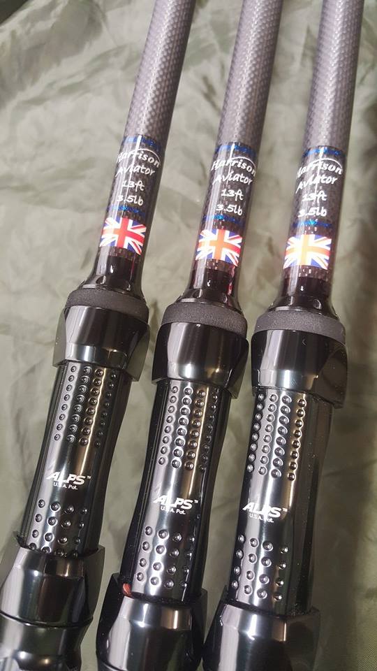 New Harrison Aviator 13ft 3.5lb... - Steve white custom rods