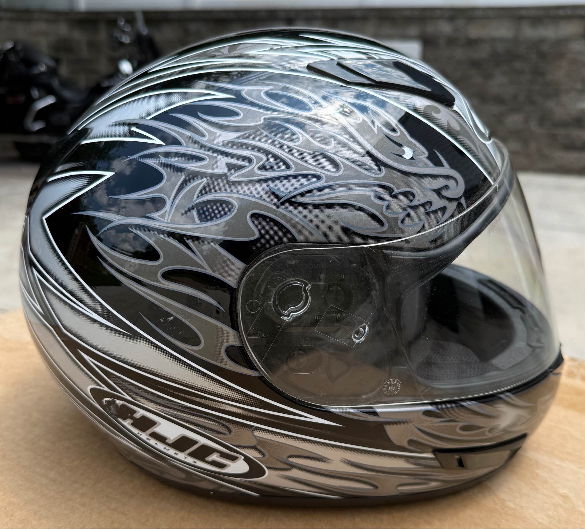 getting used to motorcycle helmet Cover - Hazmat Mask 1017 ALYX 9SM Alyx Option:Black+Navy B1G150