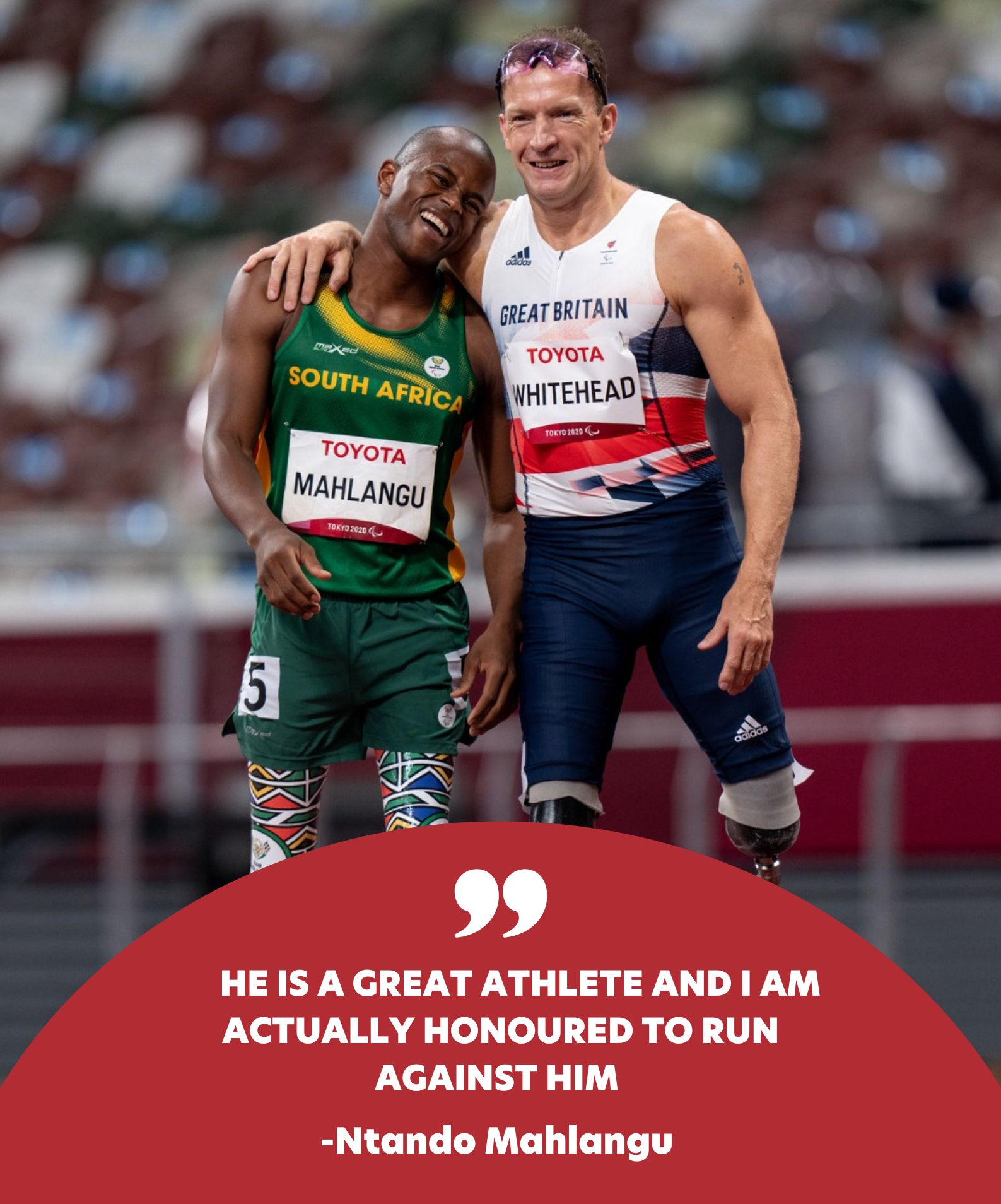 🗣 Ntando Mahlangu about Richard... - World Para Athletics | Facebook