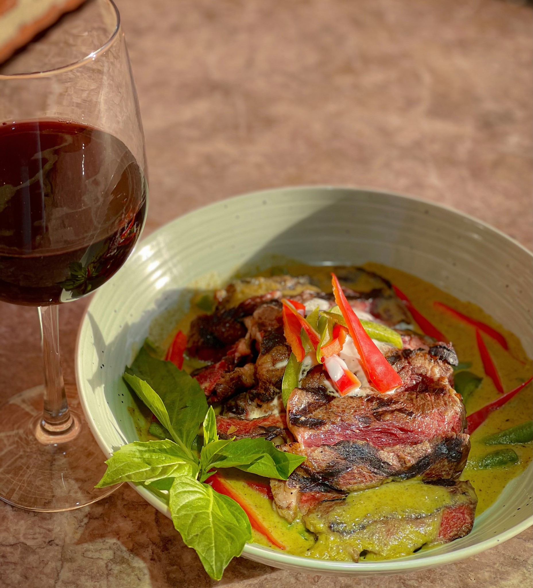 🍷 🥩12 oz. Grilled Ribeye... - Thai's Thumbz Urban Kitchen | Facebook