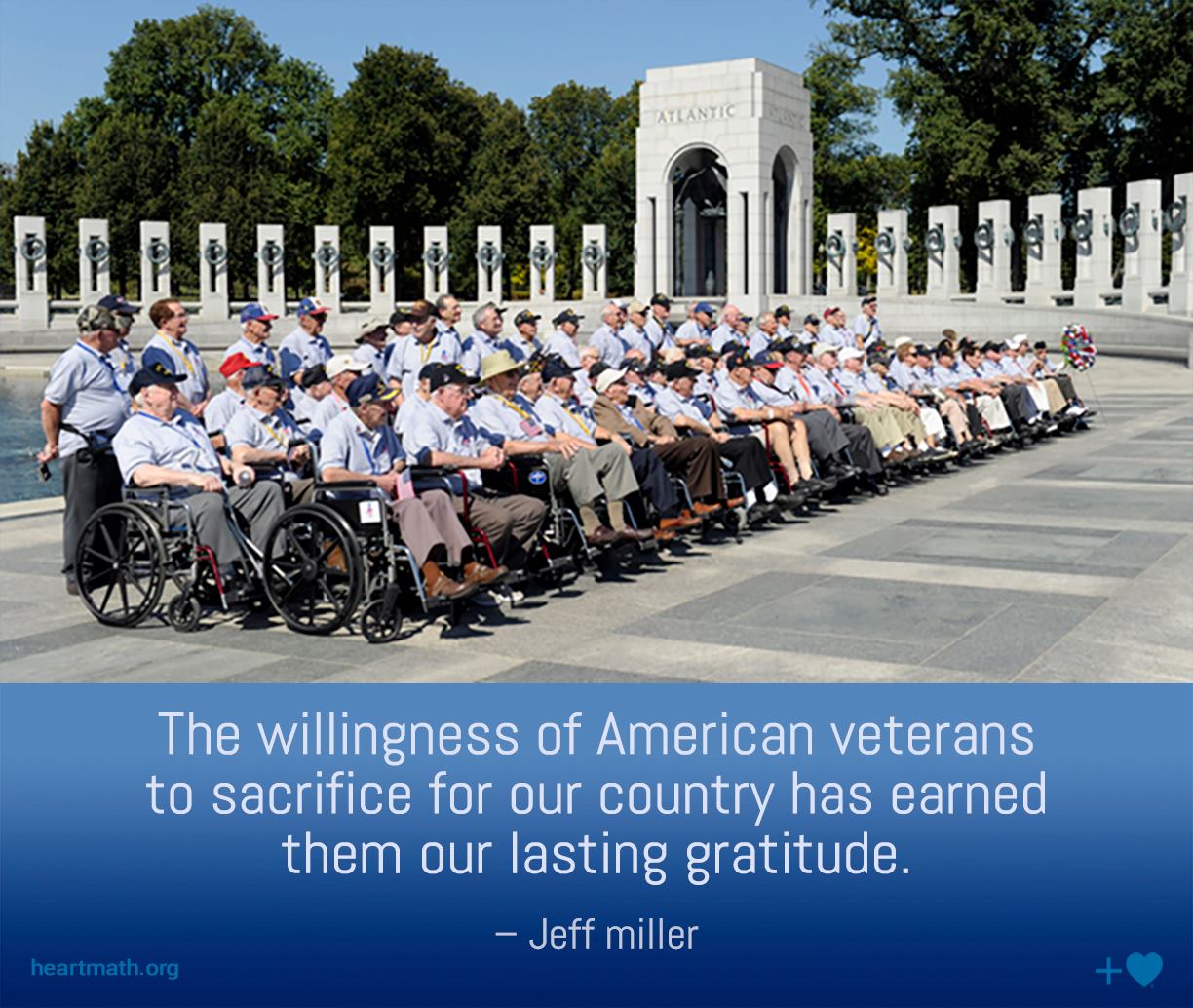 With a... - HeartMath for Troops, Veterans and Families | Facebook