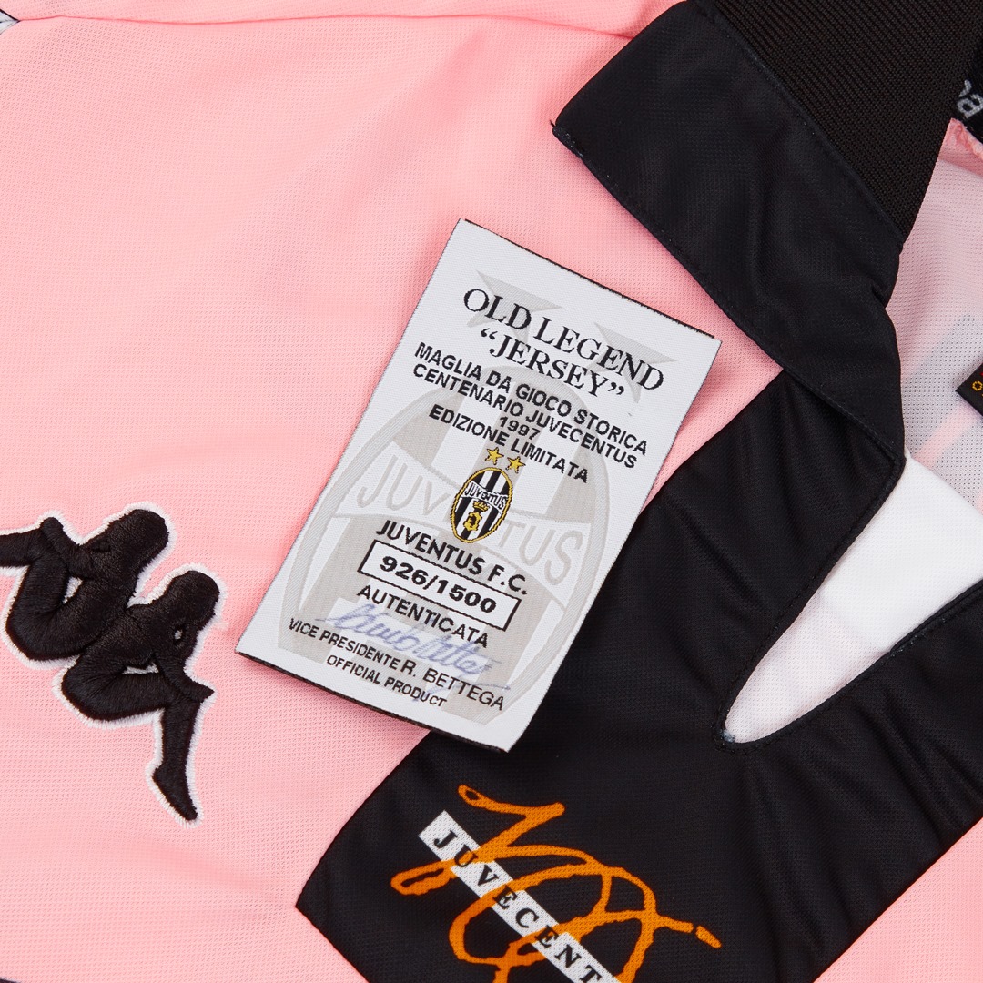 Juventus 1997/98 Centenary by Kappa 100th Anniversary. Kappa. Pink