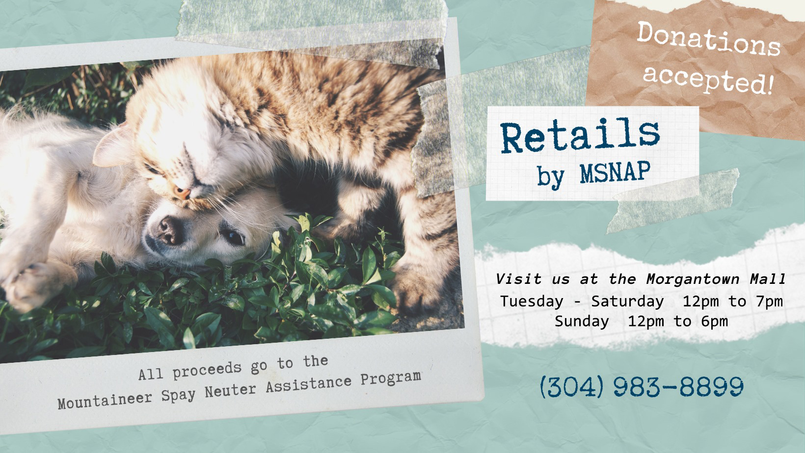 ReTails by Mountaineer Spay Neuter Assistance Program | Morgantown WV
