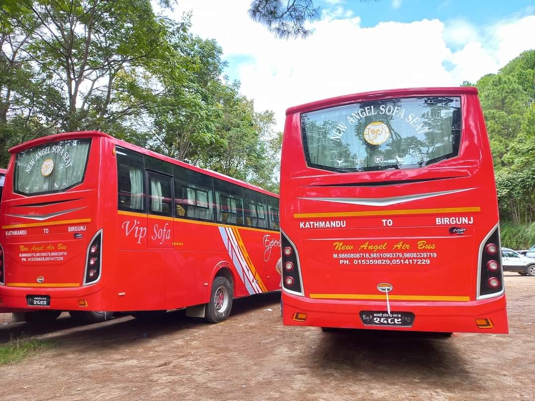 New Angel A/C bus | Birgunj