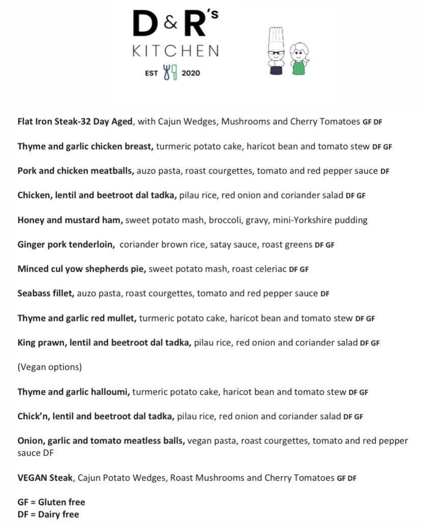 D&Rs kitchen - 💥NEW MENU💥 ☝️this menu is available for...