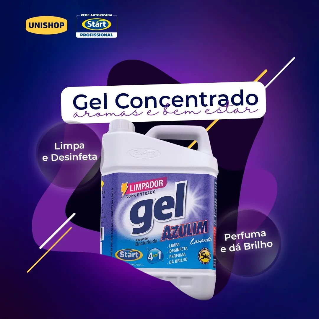 Limpador perfumado em gel!!! Limpa,... - Unishop da Limpeza | Facebook
