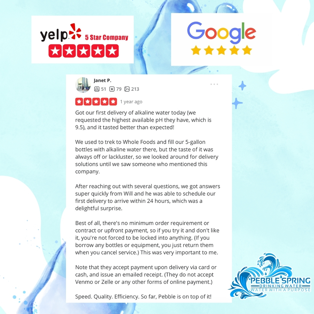 Well, it’s official, our pure, crisp... - Pebble Spring Water