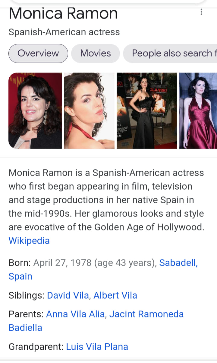 Actress Monica Ramon
