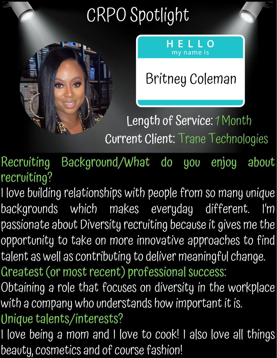 Cornerstone RPO - Get to know the #CRPO team. Say HELLO to...