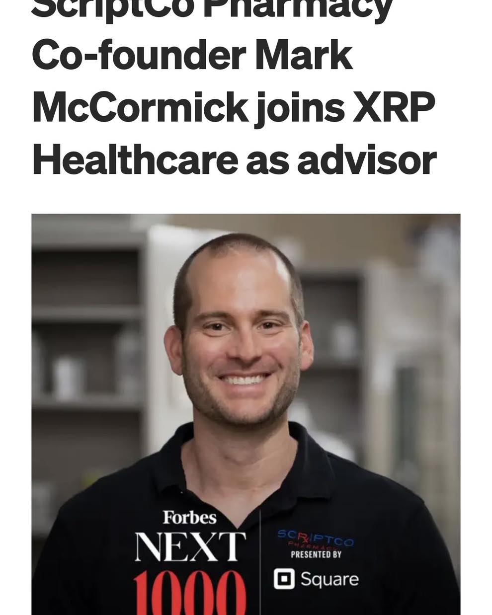 ScriptCo CEO and President forming... - ScriptCo Pharmacy