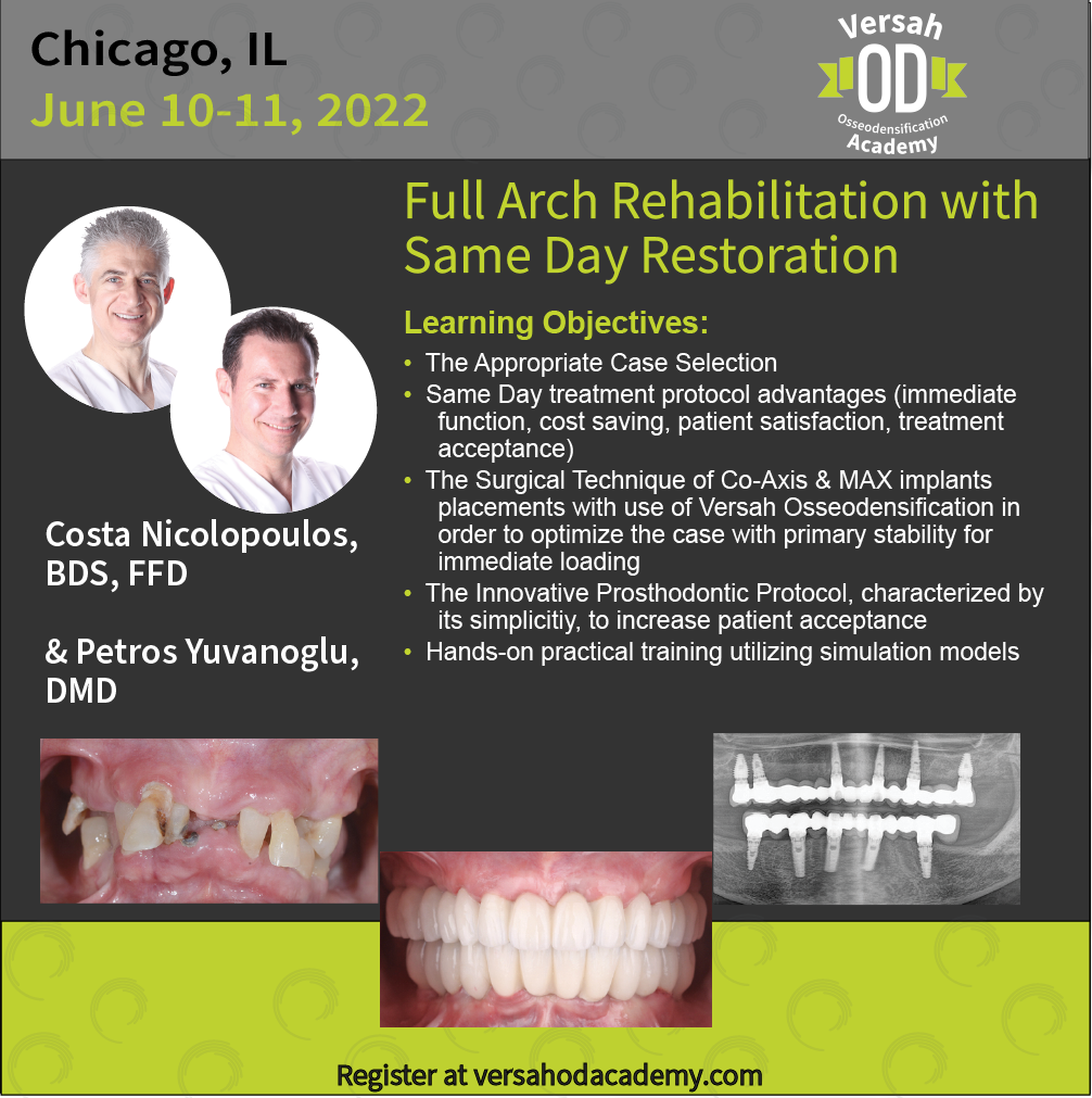 Versah, LLC - Versah Osseodensification Academy is excited...