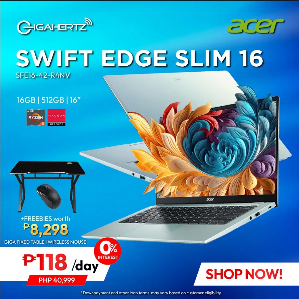 GigaHertz - Acer Swift Edge Slim 16 SFE16-42-R4NV • Processor - AMD ...