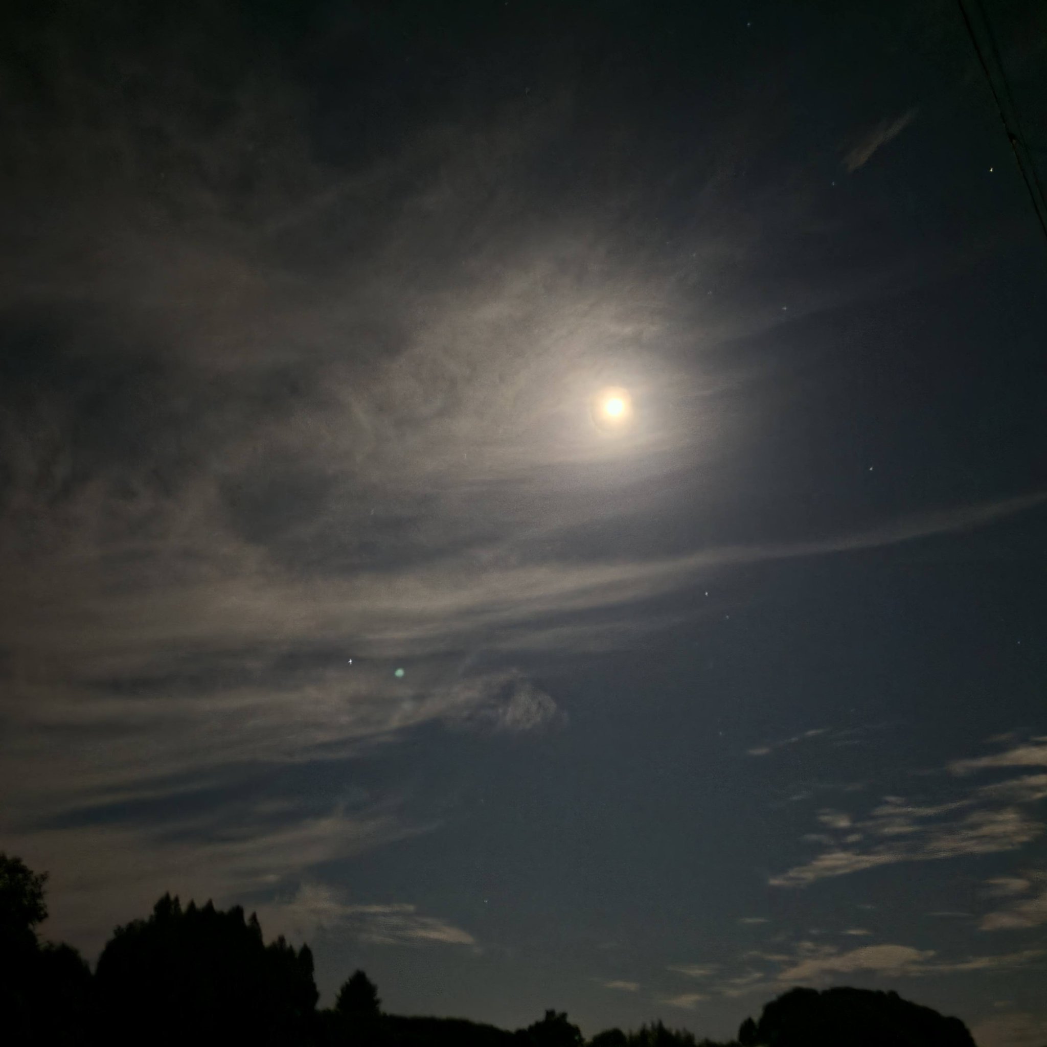こんばんは、今夜のお月さまです。 2026.9.25 0:10 Nara Uda Galaxy