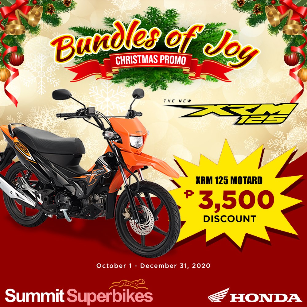 This amazing Christmas Promo will help... - Summit Superbikes