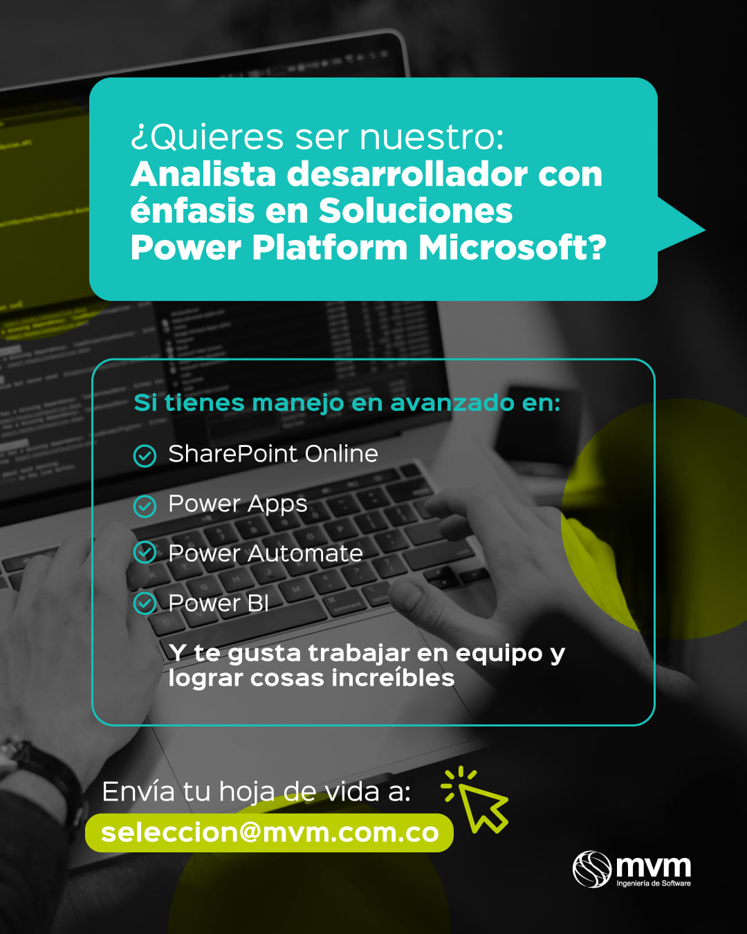 📣 ¡Más oportunidades... - MVM Ingeniería de Software