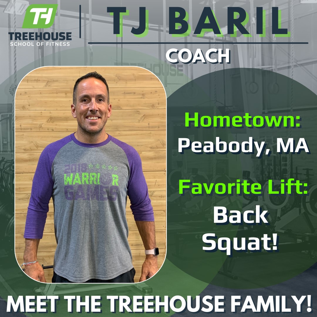 Say hello to Coach TJ Baril!... - Treehouse School of Fitness | Facebook