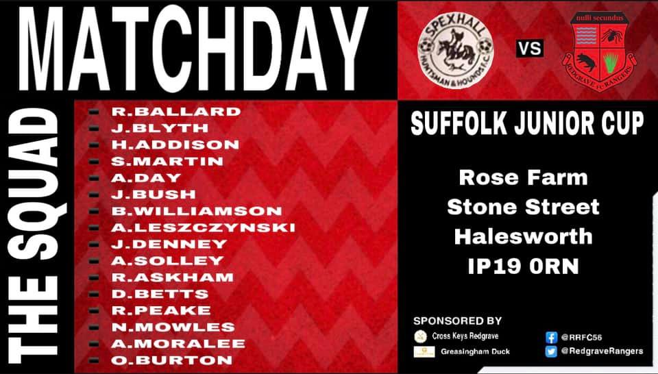 🔴 GAMEDAY 🔴 Just the one game... - Redgrave Rangers F.C.