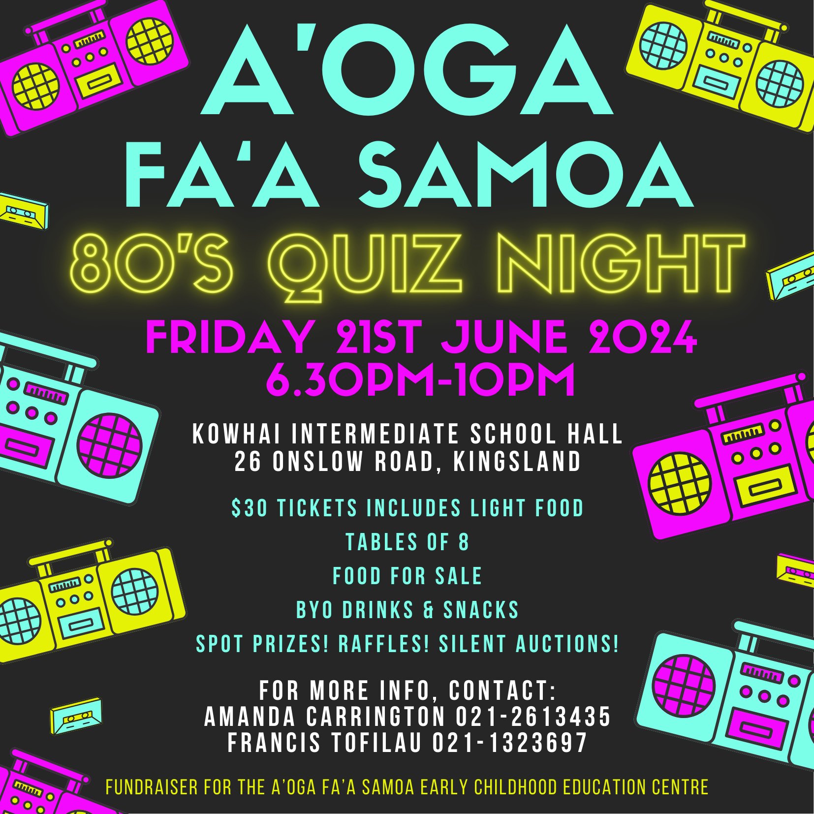 Events A'oga Fa'a Samoa