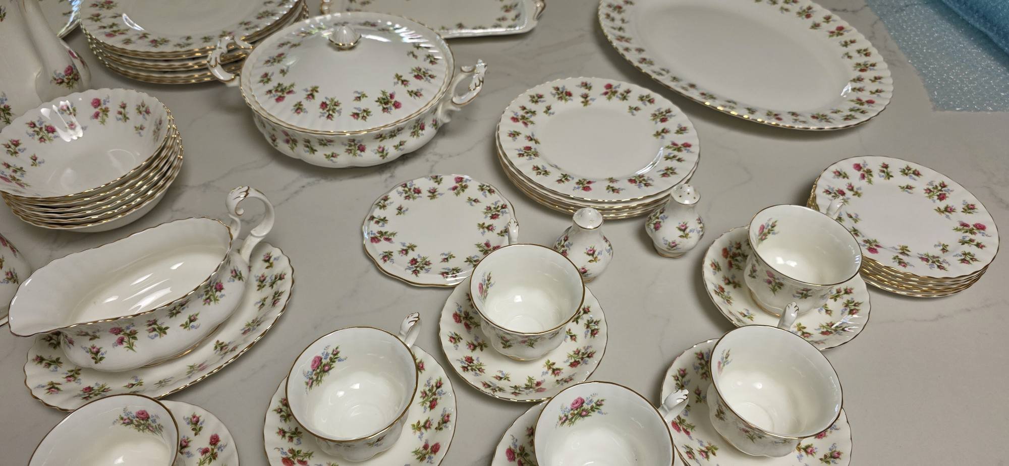 Vintage 36pc very rare Noritake RC Japan 425 Nashville porcelain