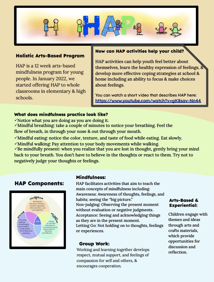 HAP Holistic Arts Based Program