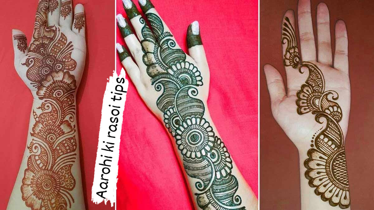 Aarohi Ki Rasoi - Keri mehndi designs....💯👍 . . .... | Facebook