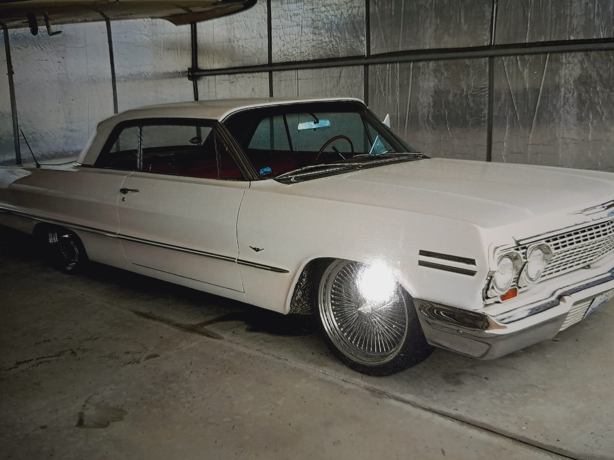 My 63 impala 283 with 3 on the tree with overdrive