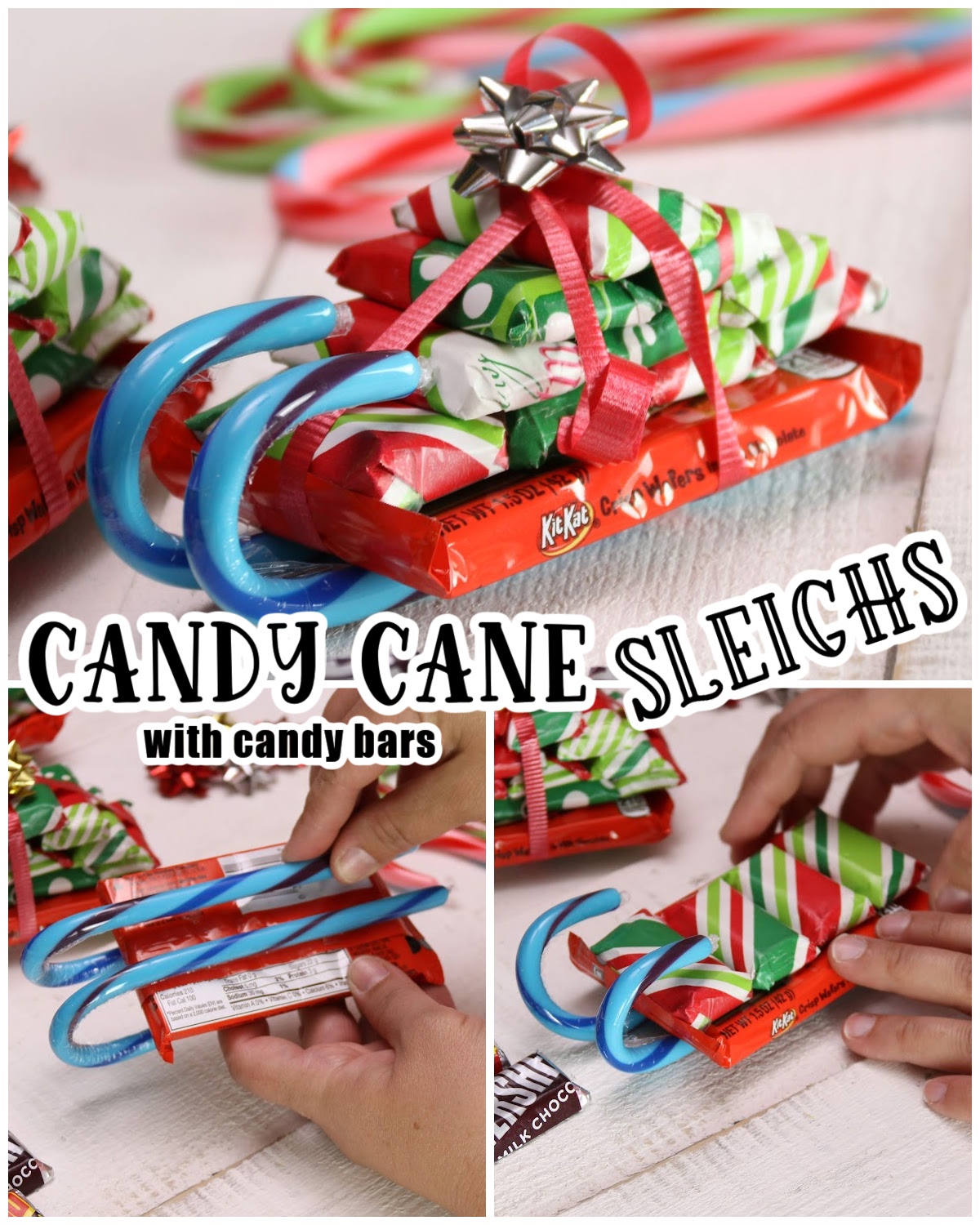 EASY CANDY CANE SLEIGHS WITH... - Spaceships and Laser Beams