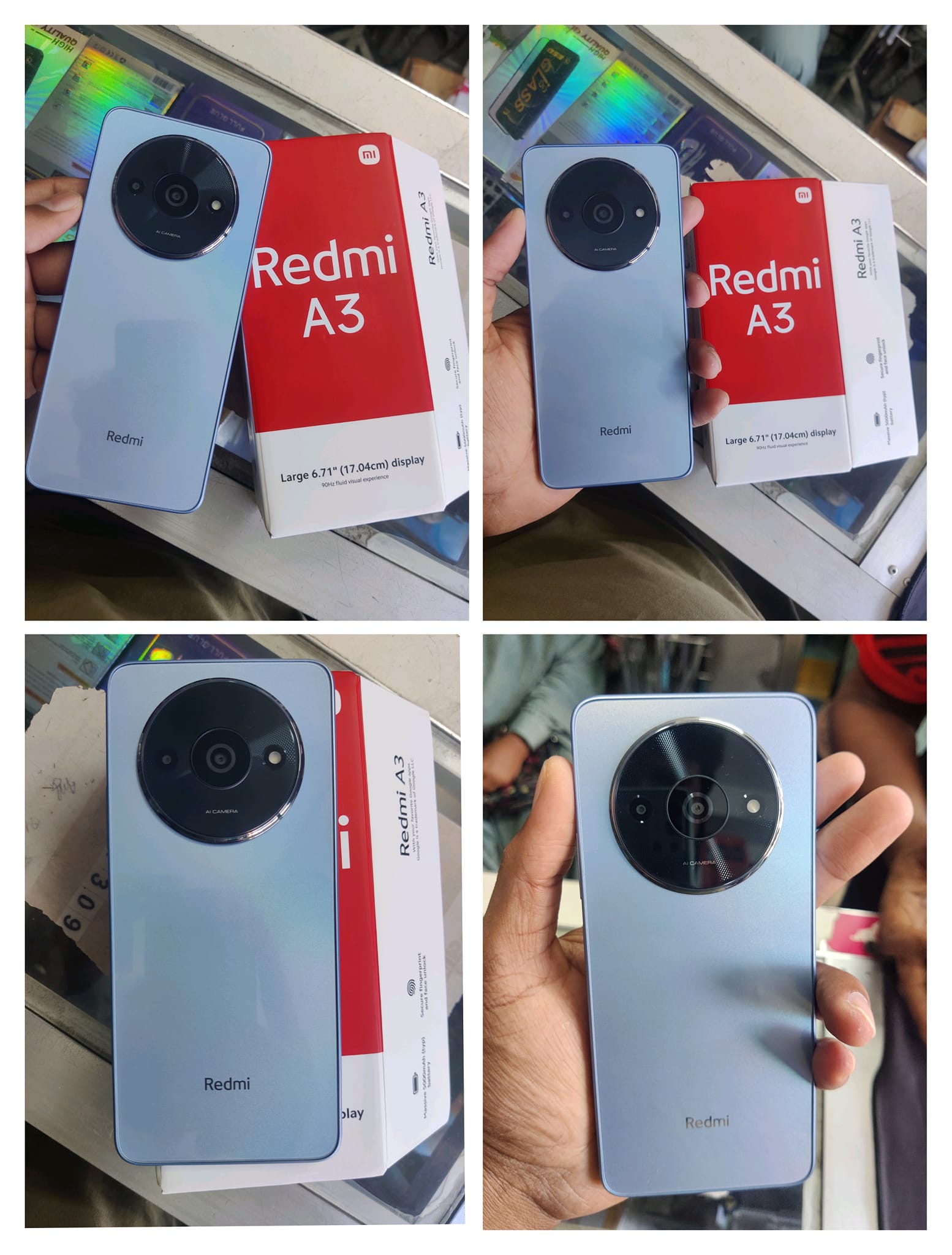 The Xiaomi Mi A3 has three cameras - a 48MP regular, an 8MP