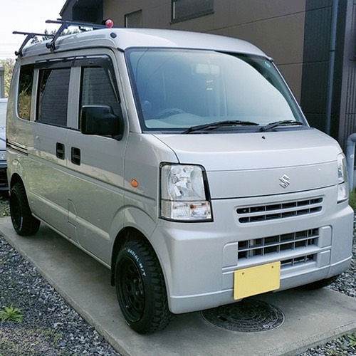 鉄チンホイール . 装着画像を頂きましたのでご紹介！ . 「13インチ×7J