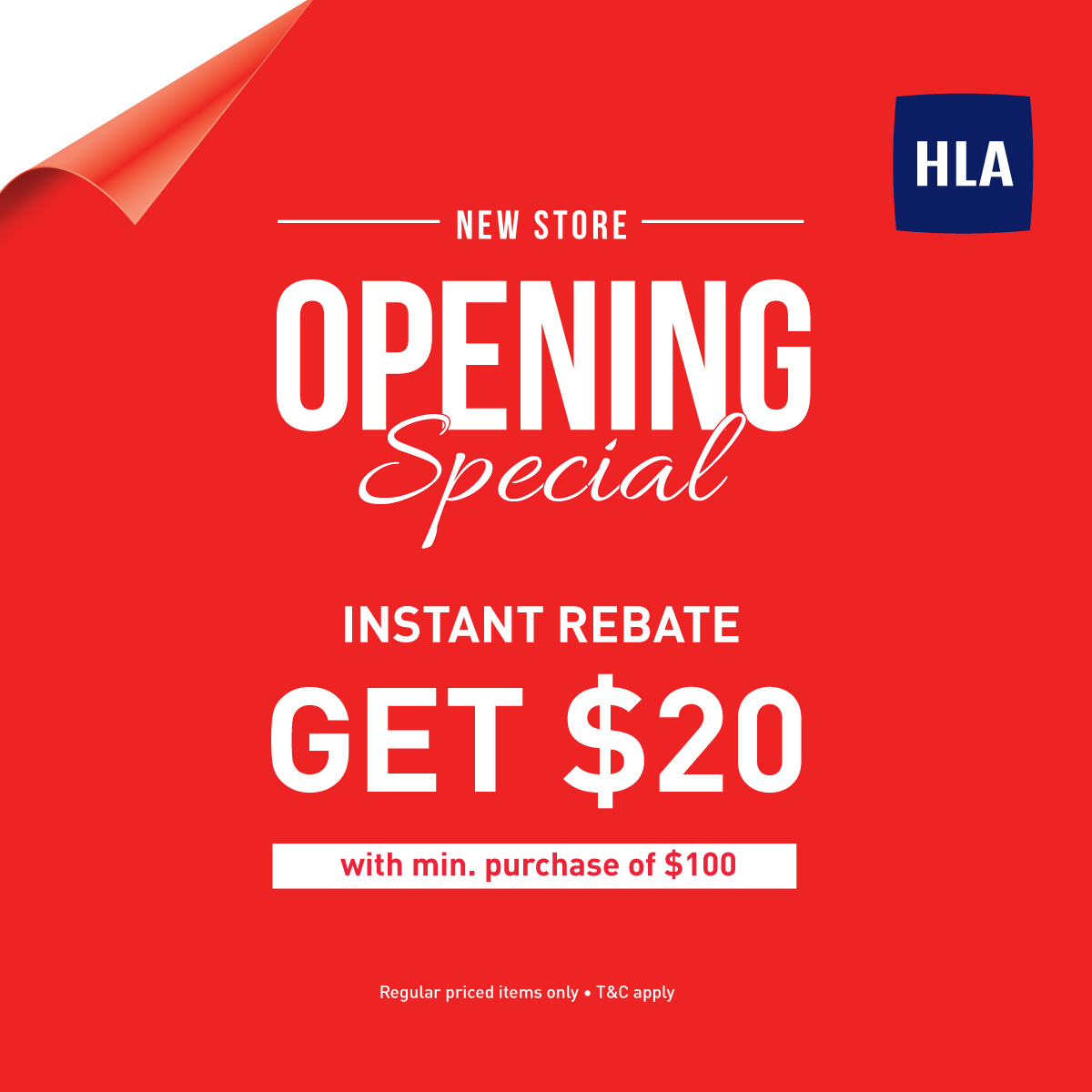 HLA Singapore - 【NEW STORE OPENING SPECIAL】 We are proud... | Facebook