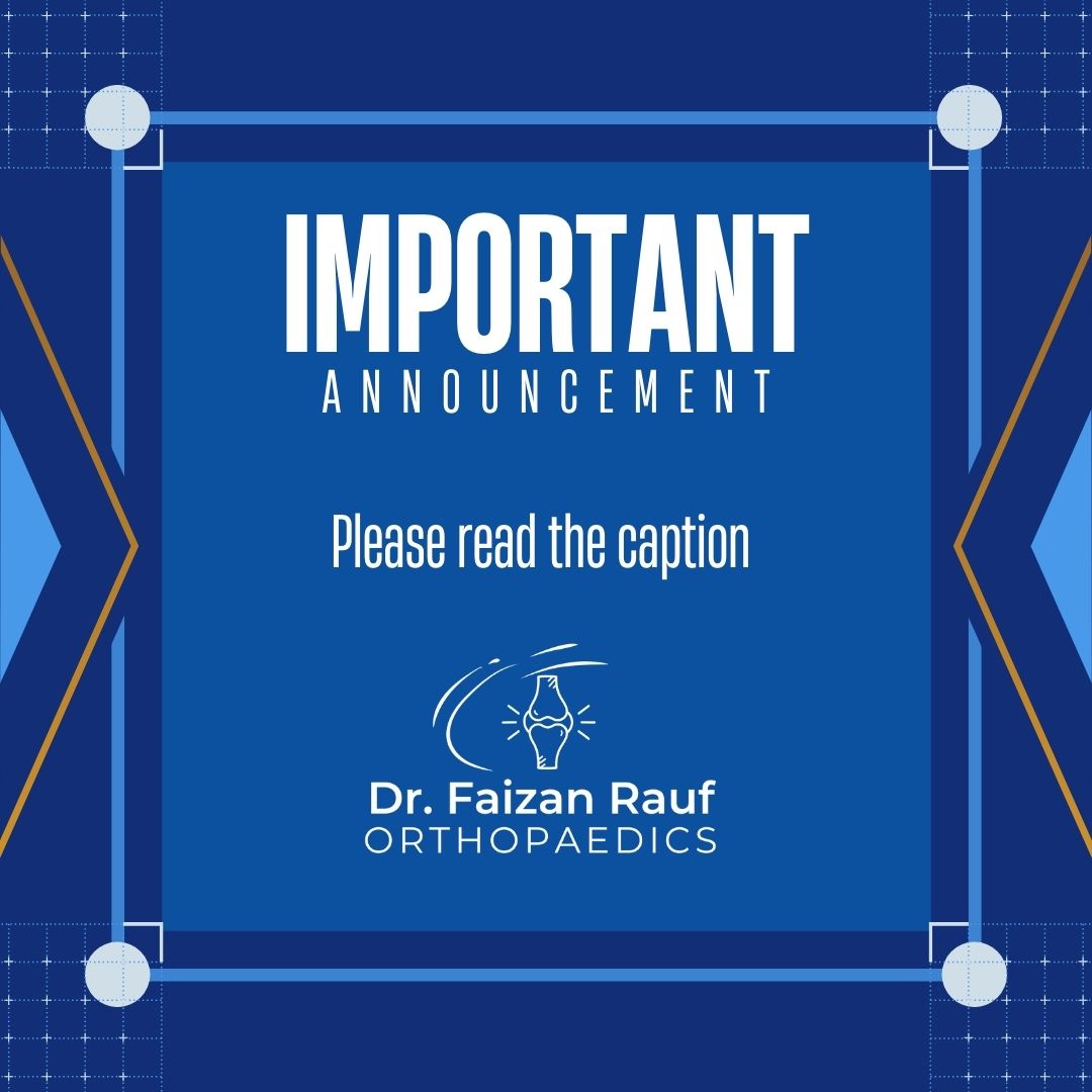 Dr Faizan Rauf - Consultant Trauma, Sports and Arthroplasty surgeon ...