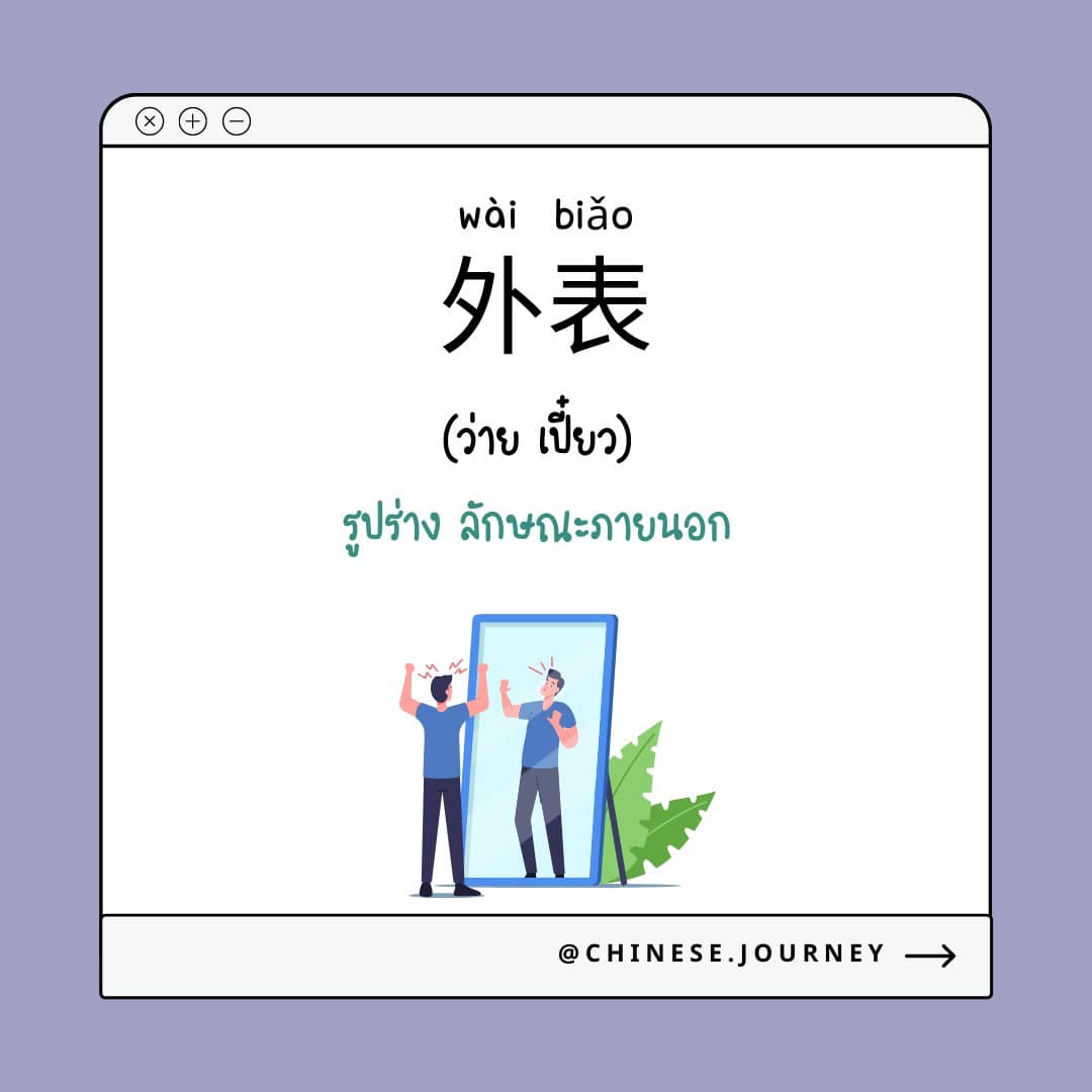 คำศัพท์เกี่ยวกับ 外 wài นอก... - chinese.journey 中文之旅