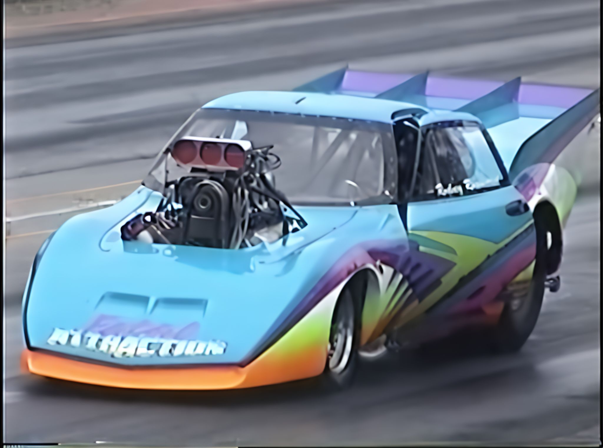 Drag - Rodney Rosenstiel in his Fatal Attraction Pro Mod Opel at Phenix ...