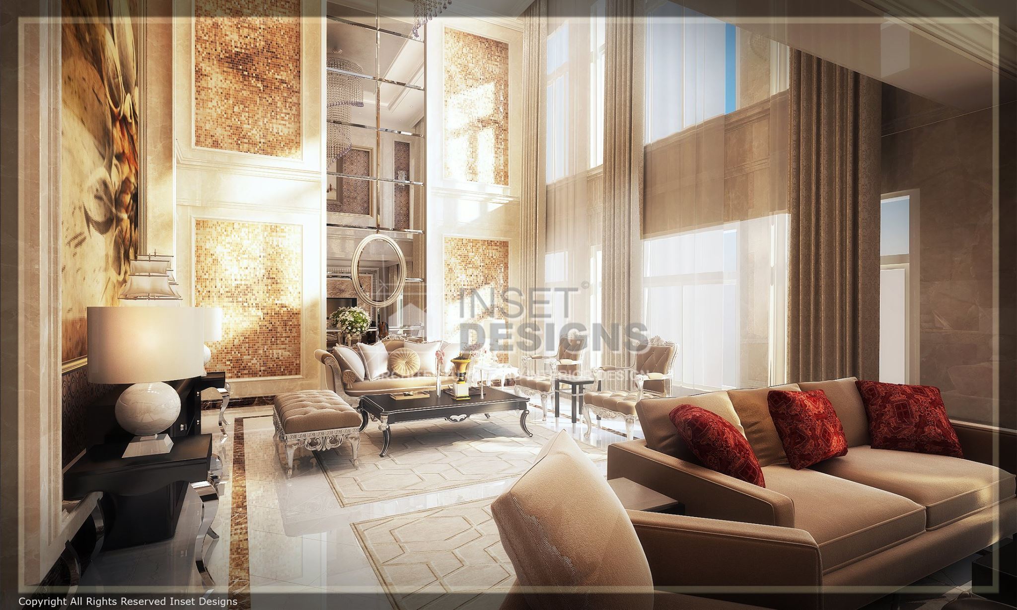 INSET Designs - #Family #Living #Hall #Luxury #Interior #Design # ...