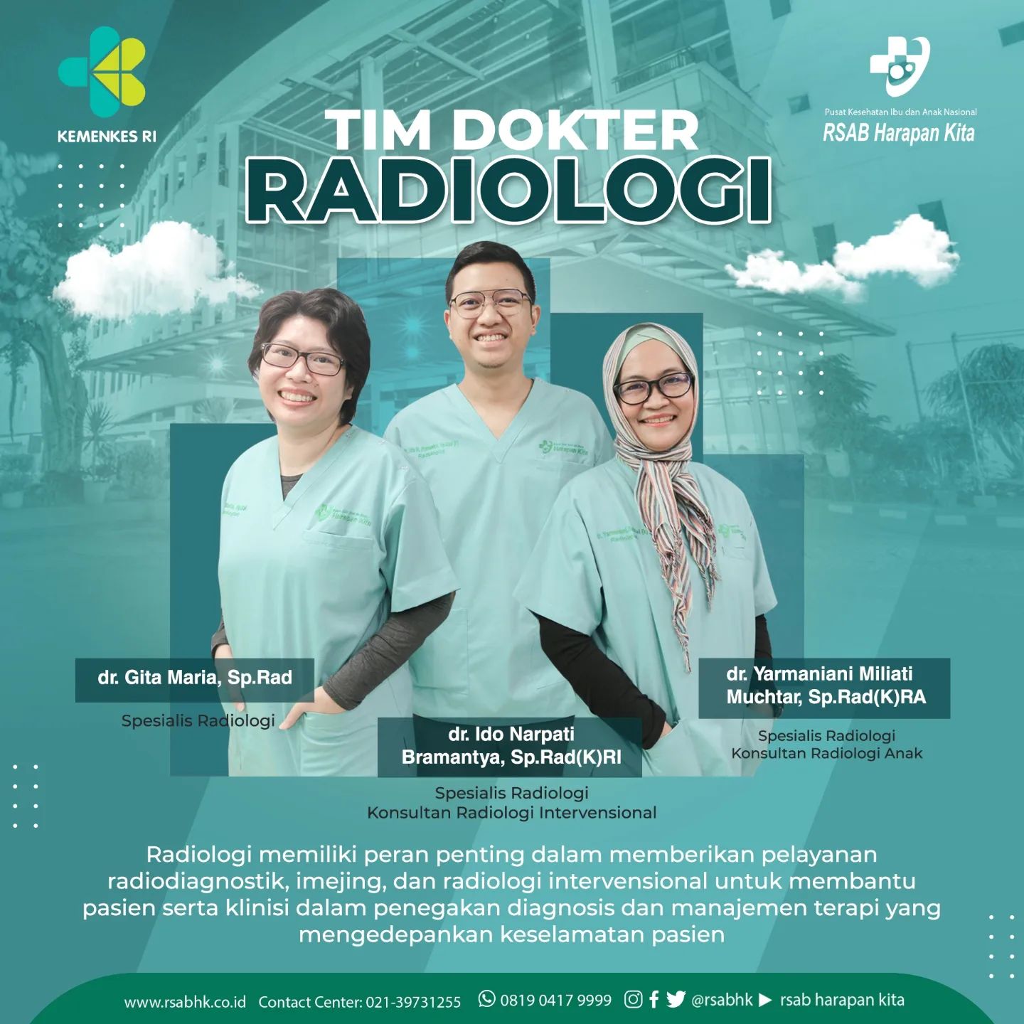 Radiologi memiliki peran penting dalam... - RSAB Harapan Kita | Facebook