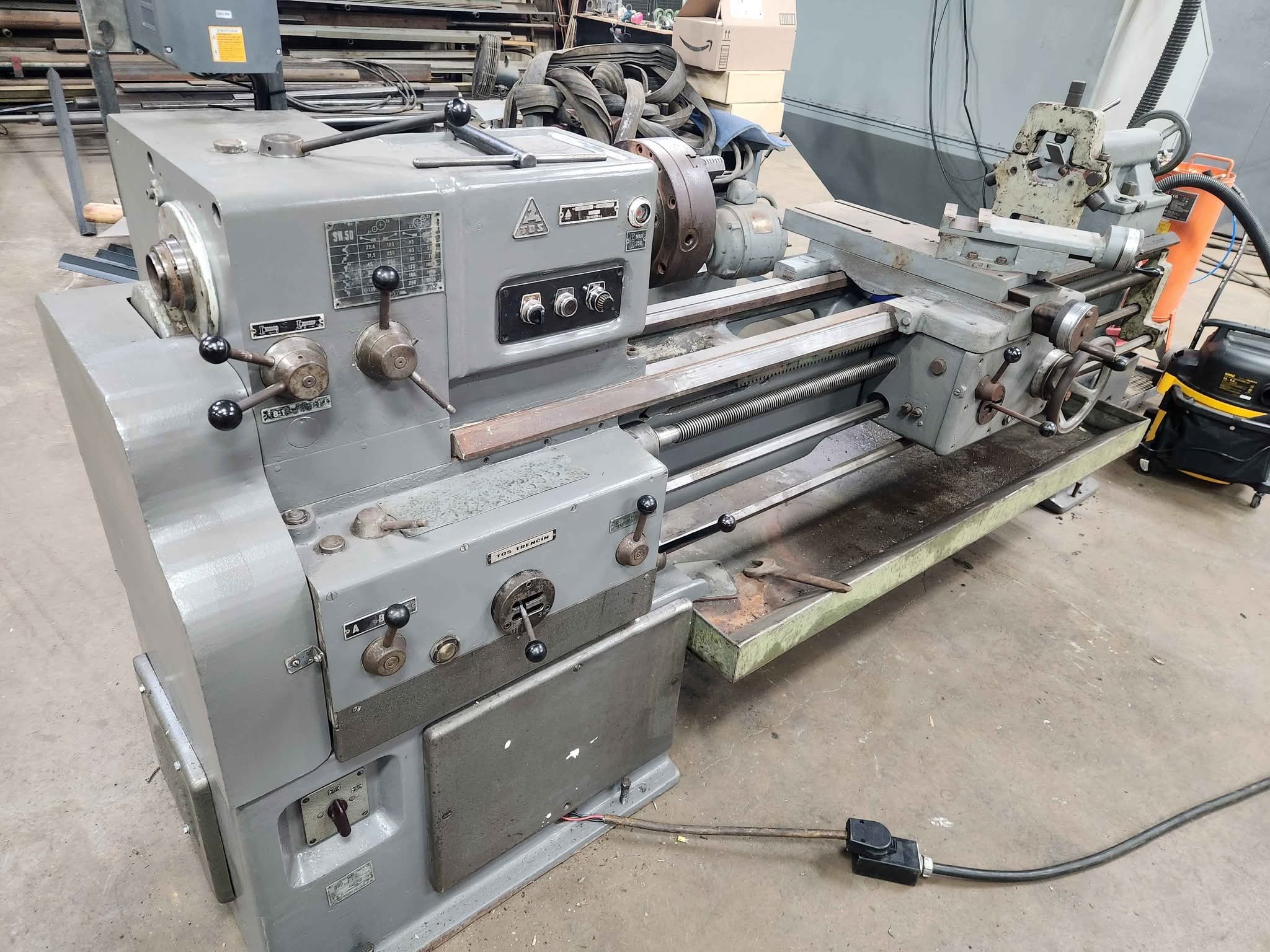 Lathe TOS SN50 20 x 78 gap bed - Lathes - China Grove, North Carolina ...