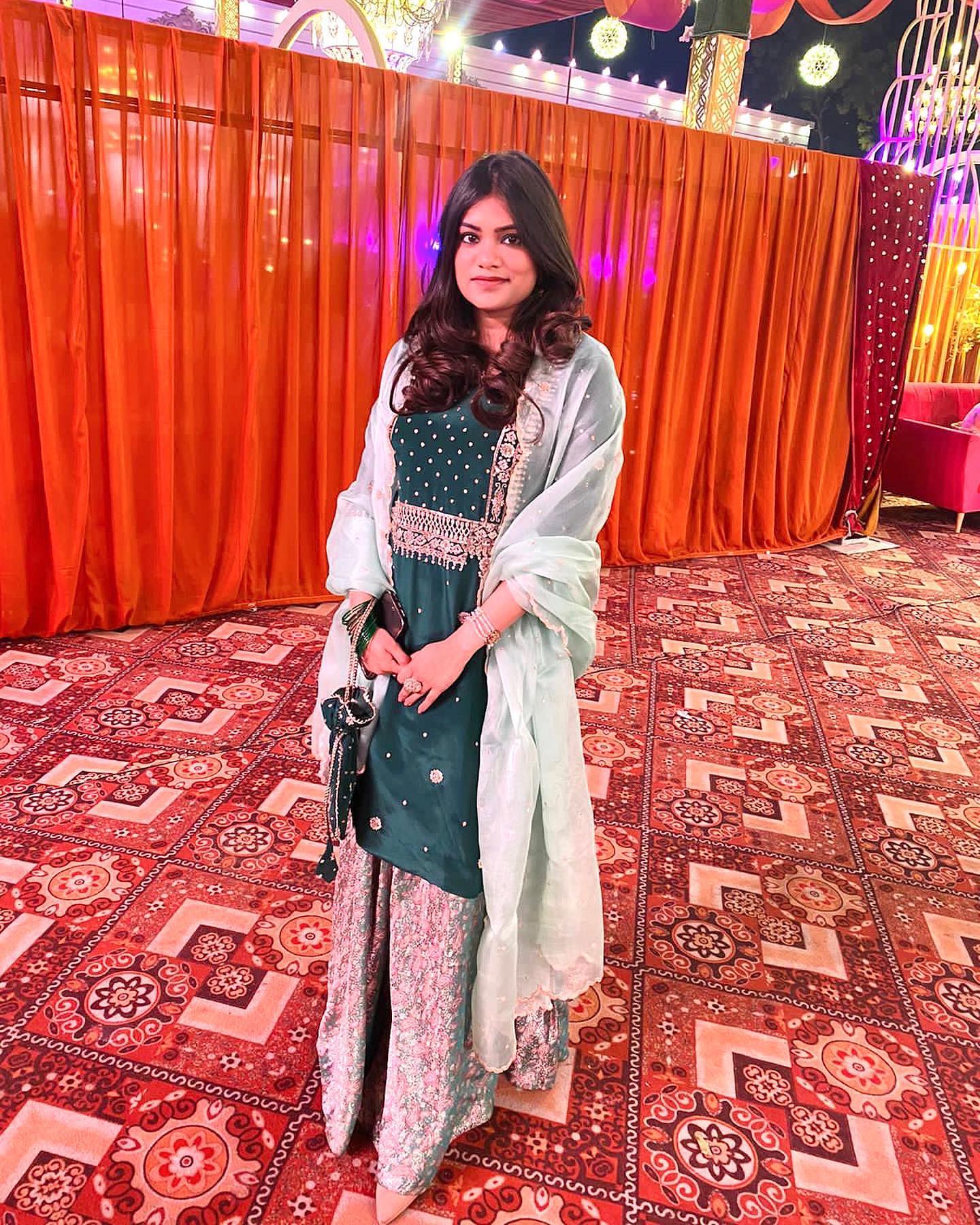 Our Beautiful Client glowing... - Rahya Chikankari and Co. | Facebook