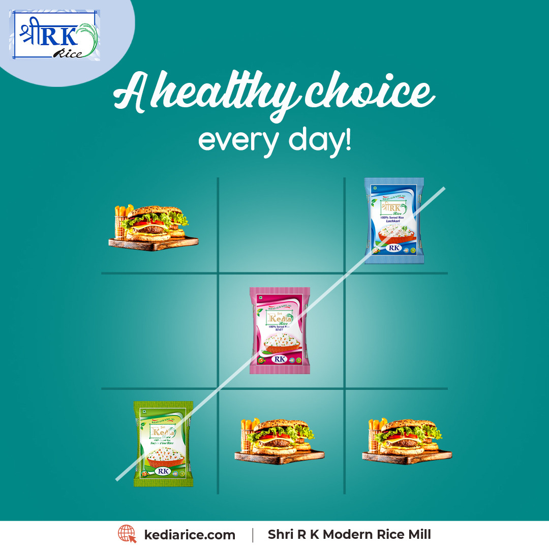 Kedia Rice - Make a healthy choice by choosing Kedia Rice... | Facebook