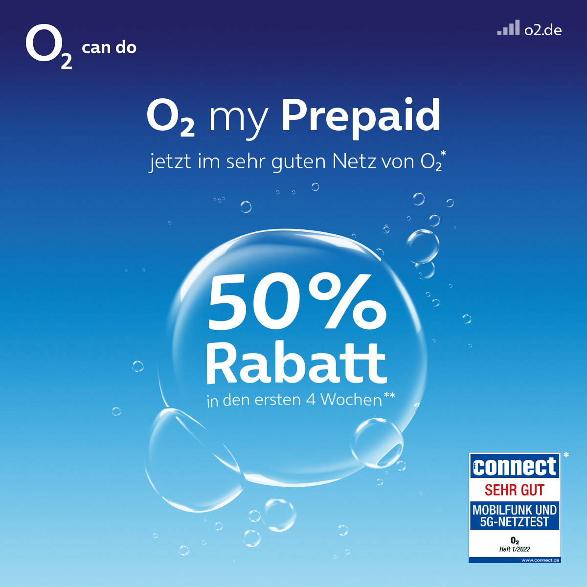 o2 - Sicher dir jetzt dein Prepaid Tarif mit 50% Rabatt in den ersten 4 ...