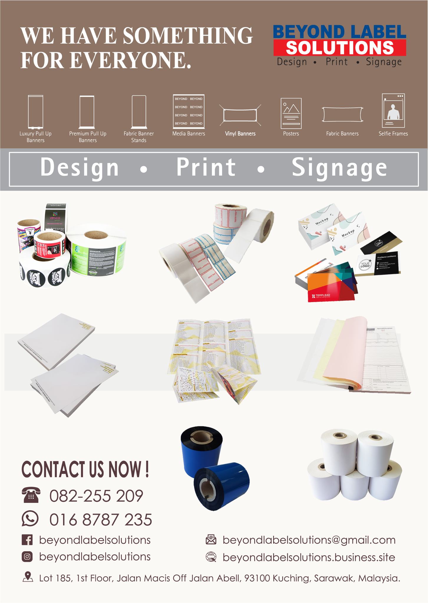 Beyond Label Solutions - Design . Print . Signage | Kuching