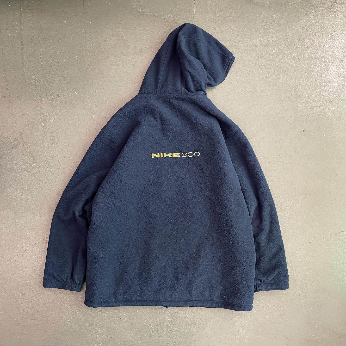 Nike Reversible Fleece / Nylon Coat Jacket. Size XL. Navy. In 