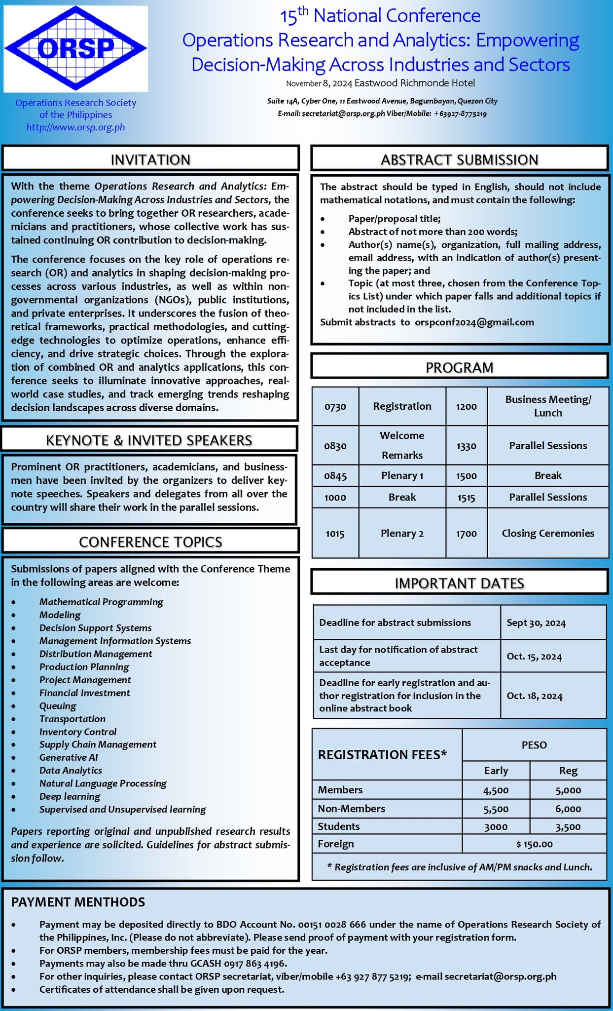 Operations Research Society of the Philippines - ORSP | Quezon City