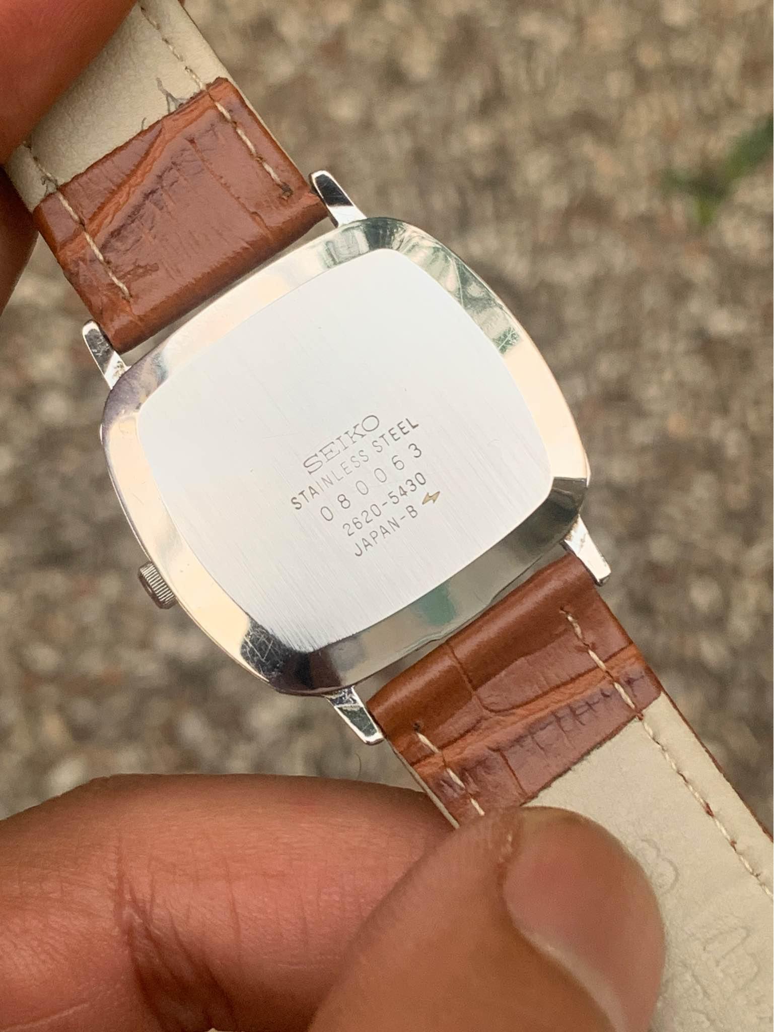 Seiko Chariot Bird Lattice Pattern 2620-5430 - Jam Seiko Vintage 
