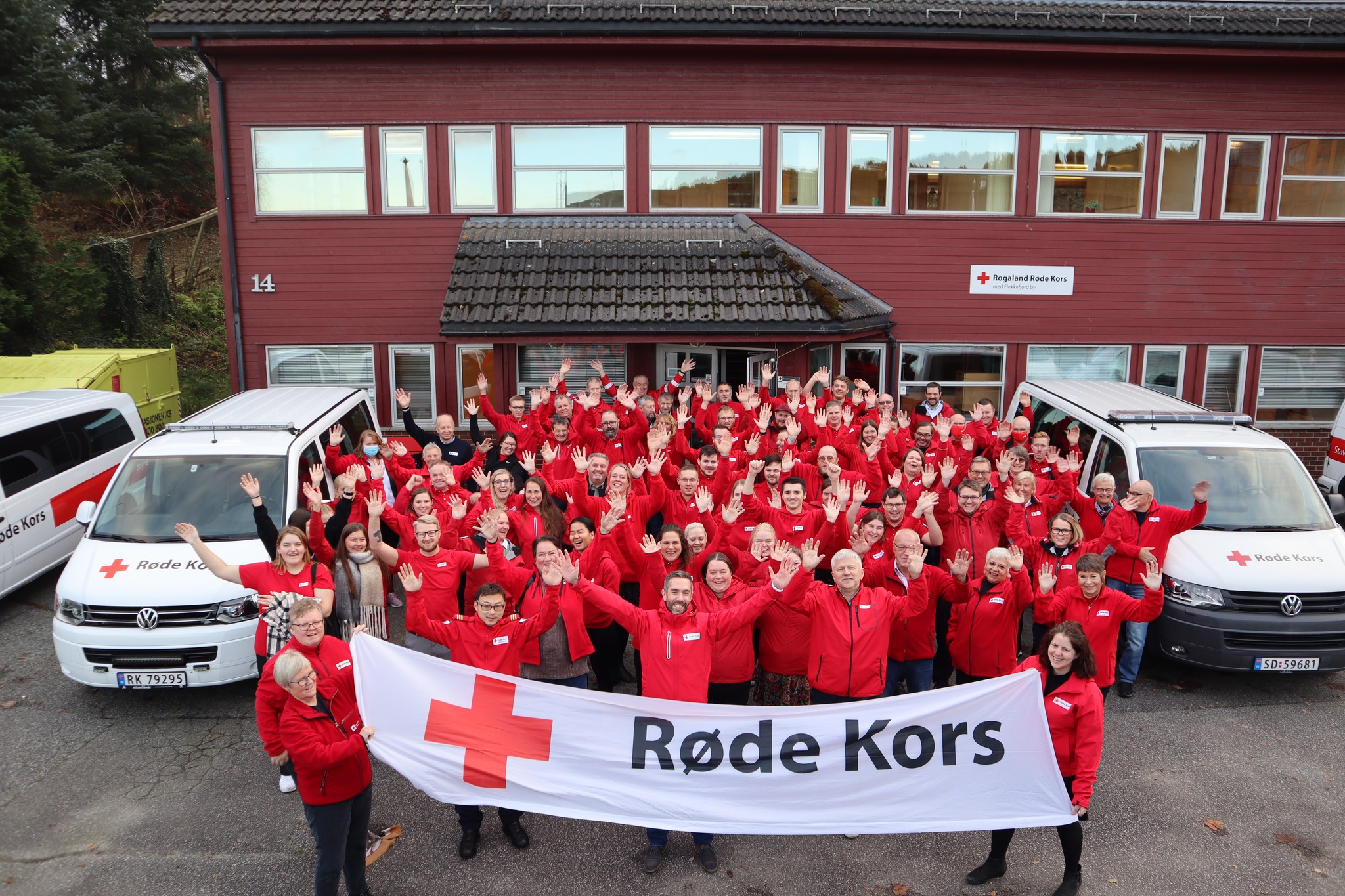 Rogaland Røde Kors med Flekkefjord by | Sandnes